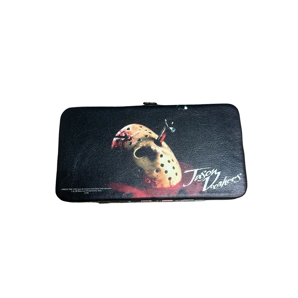 Friday the 13th Jason Voorhees Buckle-Down Wallet Horror Mask NEW Hot Topic